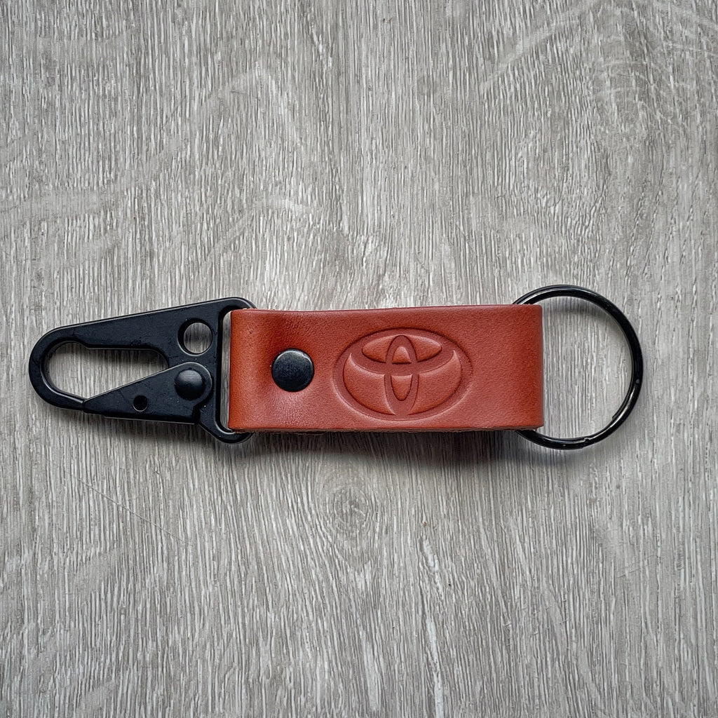 Toyota outlet leather keychain